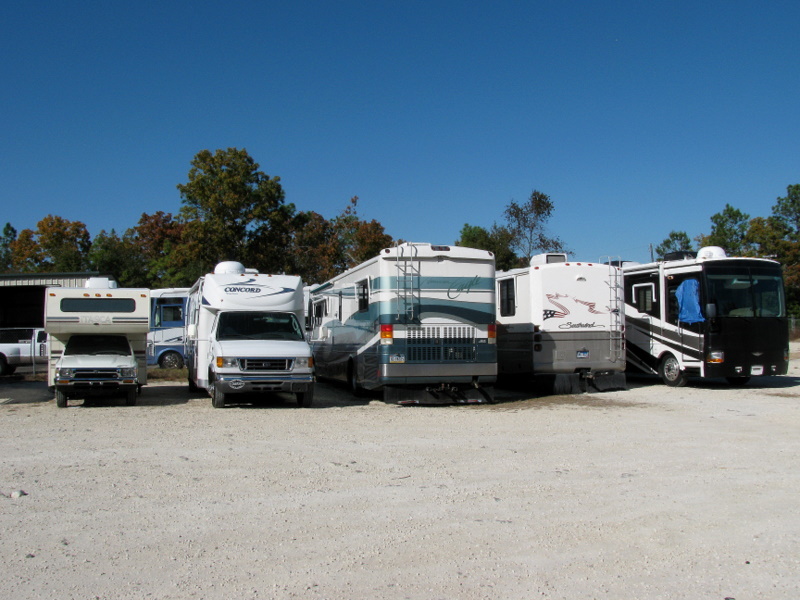 RV's on the "American Pro" lot