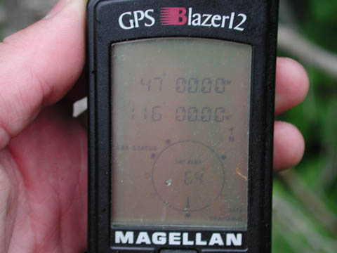 GPS at 47N 116W