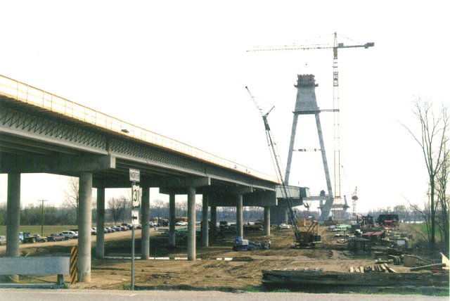 William Natcher Ohio River Bridge under construction