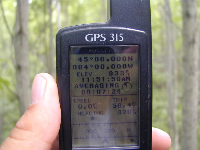 Another shot of the GPS a little dark