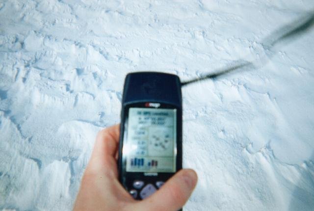 Out of focus picture of GPS