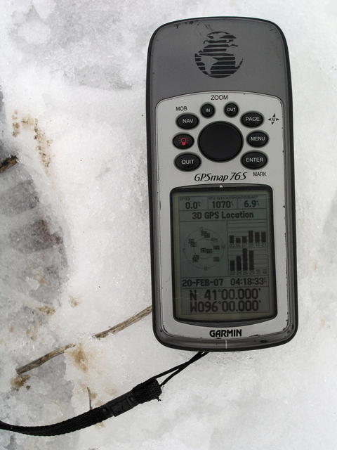 Recording ten zeroes at 41N 96W is no problem in winter.