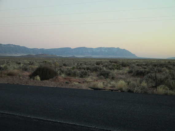 Trinity Site (out there somewhere).