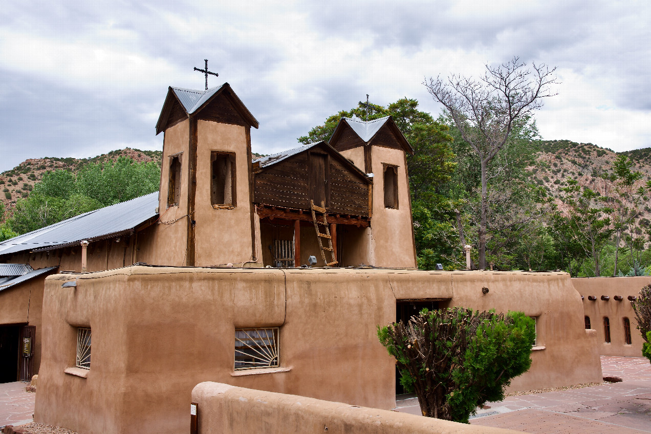 The nearby "Santuario de Chimayo"