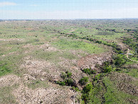 #10: View South (along the Oklahoma-Texas state line) from a height of 120m