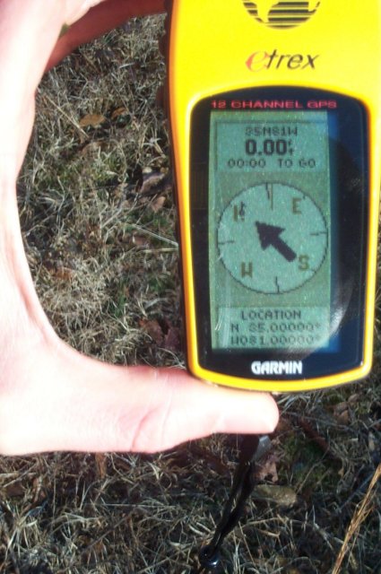 A (slighly out of focus) image of the GPS receiver at the conflence.