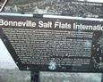 #5: marker at the near-by Bonneville Salt Flats racing site