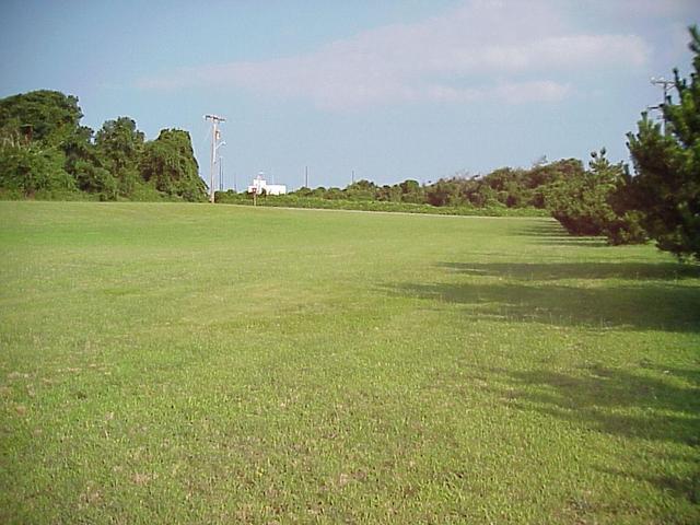 View to the east from where Longitude 76 crosses the military base.