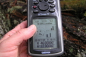#8: GPS reading at the confluence point.