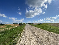 #10: Nearest road to the confluence point, looking southwest. 