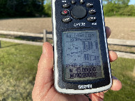 #7: The GPS reading at the confluence point.