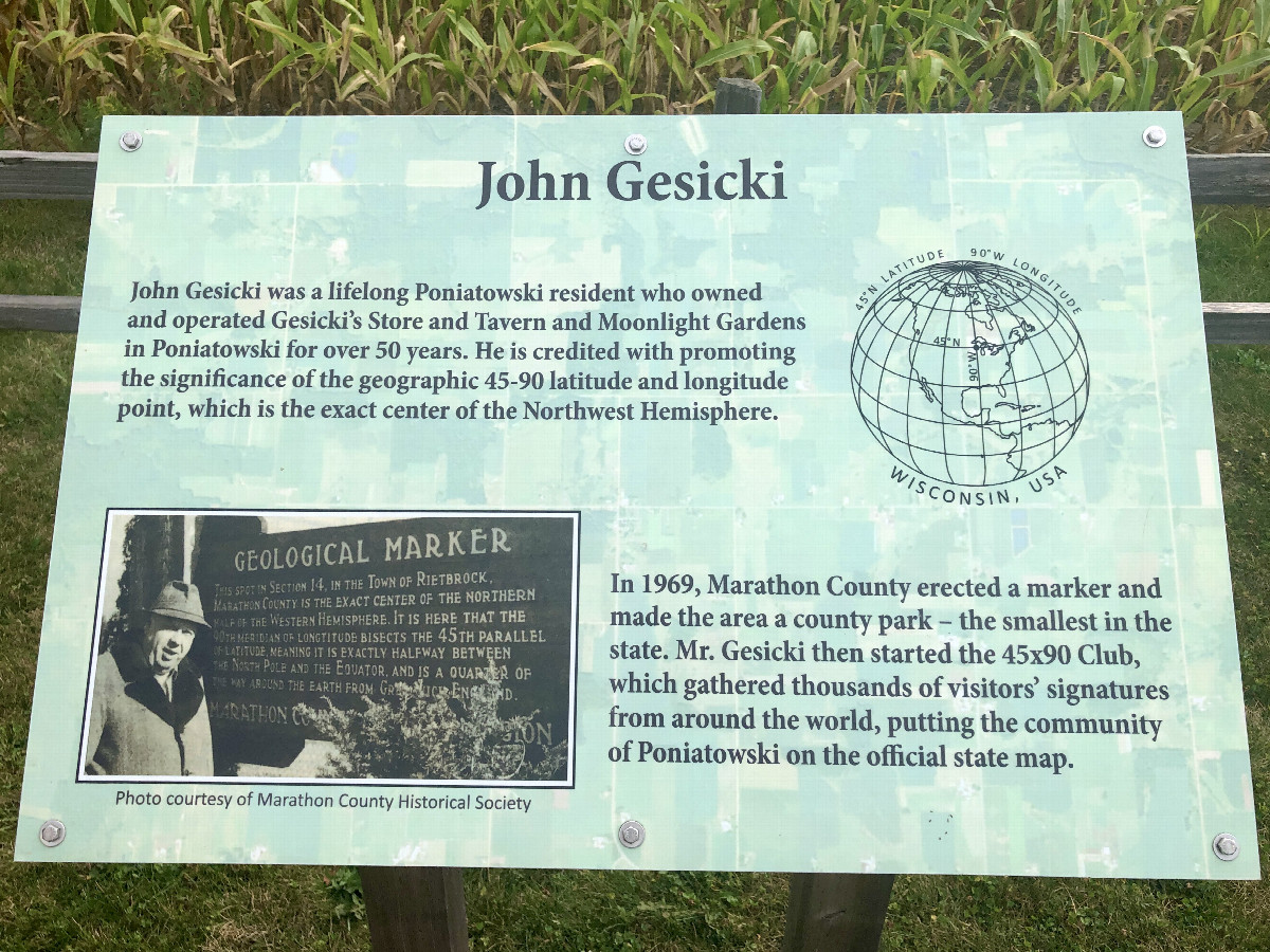 If 45N 90W had a patron saint, it would be John Gesicki.