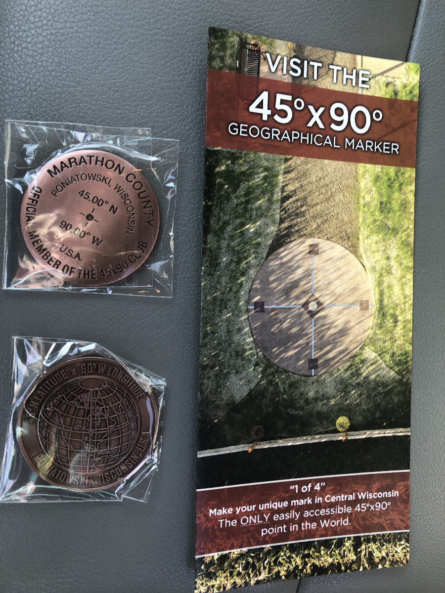 Promotional brochure and 45x90 commemorative coins.