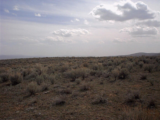 South: Uintas barely visible on the horizon; Boundary Hills to the right (on the Utah-Wyoming boundary).