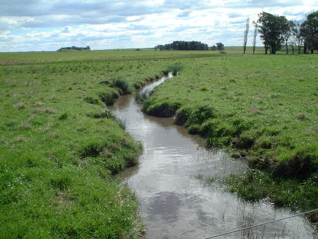 Irrigation canals block the approach