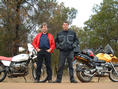 #6: Mark Pautz and Donald Massyn at the Rhenosterfontein T-junction after their "adventure"