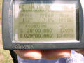 #6: GPS screen showing coordinates