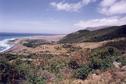 #4: Montserrat's volcano at right, with ash layer