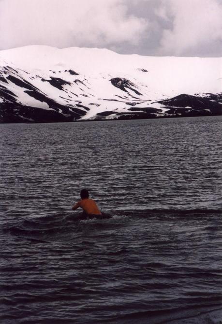 Due to the hot volcano water, you can take a bath here!