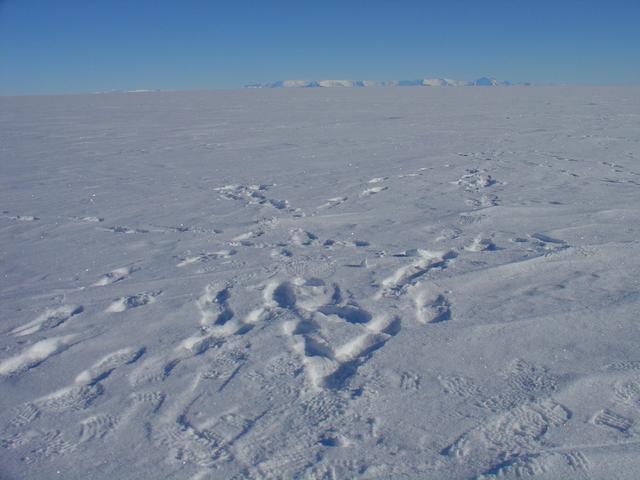 More footprints, closer the confluence