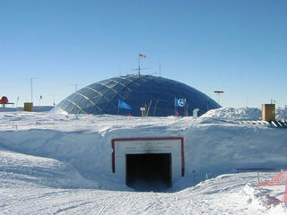 #1: The entrance to the south pole station
