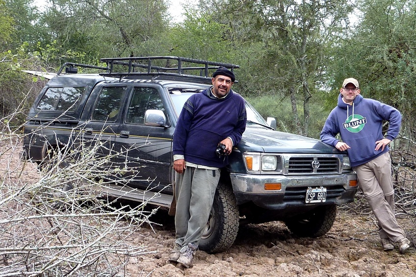 Marcelo, Bernardo and the Hilux