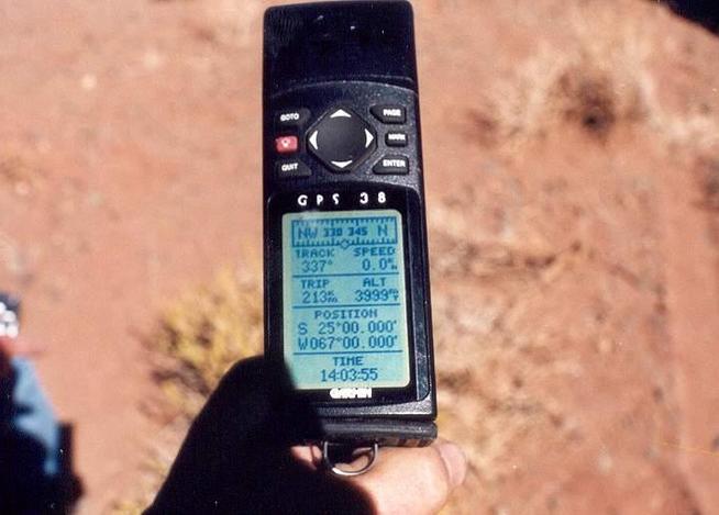 GPS reading - Lectura del GPS