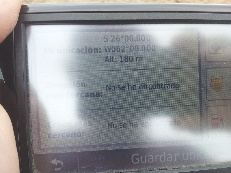 VISTA DEL GPS. GPS PROOF