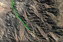 #7: El track verde indica hasta donde llegamos a 3.96 km de la confluencia - Green track shows until we arrived ay 3.96 km of the confluence