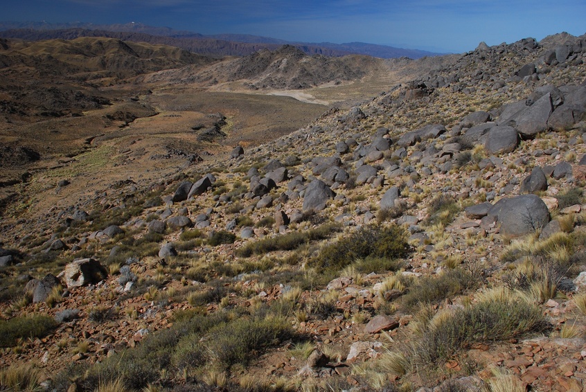 View of confluence 27S67W (in the foreground)