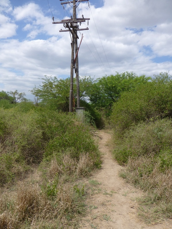 Path access wiew from the route