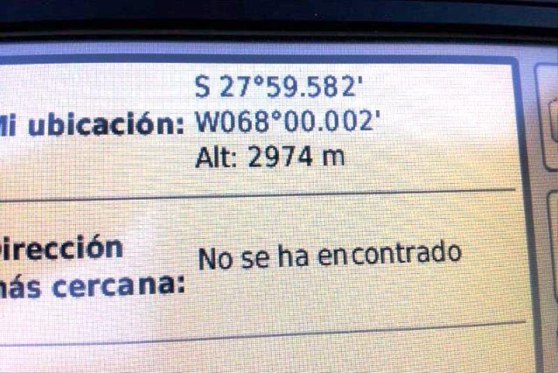 Evidencia GPS a 775 metros - GPS evidence at 775 meters