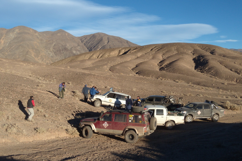 Cazadores sobre la confluencia - Hunters on the confluence