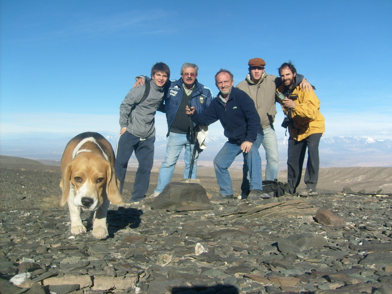 Lola, Gonzalo G., Higinio, yo, Federico y Gonzalo C.