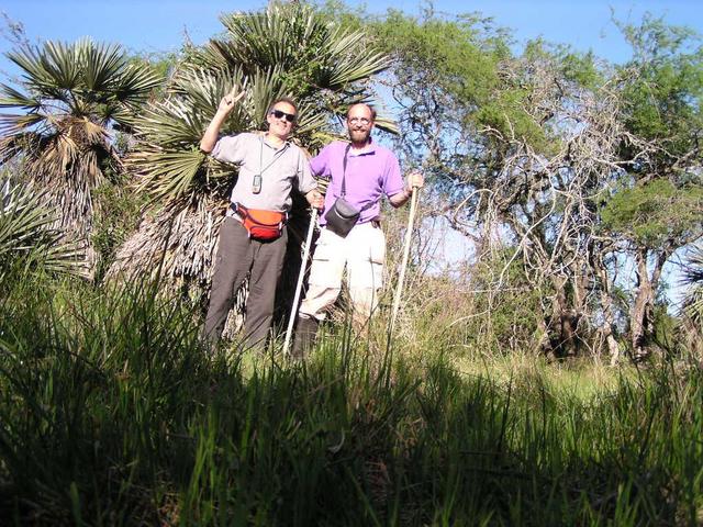 Captain Peter & Werner at the confluence