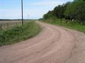#2: the dirt road parallel to the highway, seen towards North