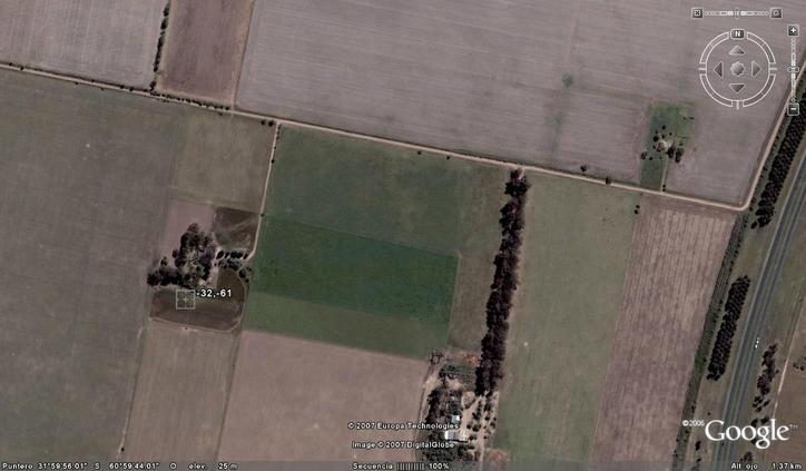 Imagen del google earth