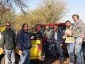 #8: Julián, Carlos, Carlos, Federico, Piercarlo, Pablo y Eduardo recuperando energías