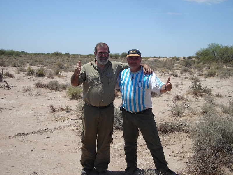 Gustavo & Sergio on the confluece