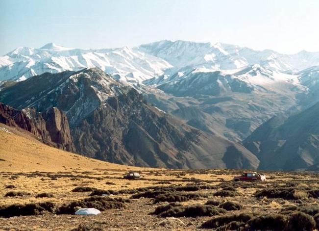 Transitando por las cumbres de los Andes
