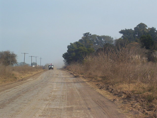 Camino polvoriento