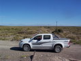 #9: Cruzando el ferrocarril abandonado a 3Km. de la confluencia. Crossing the abandoned railroad at 3 Km. from the confluence