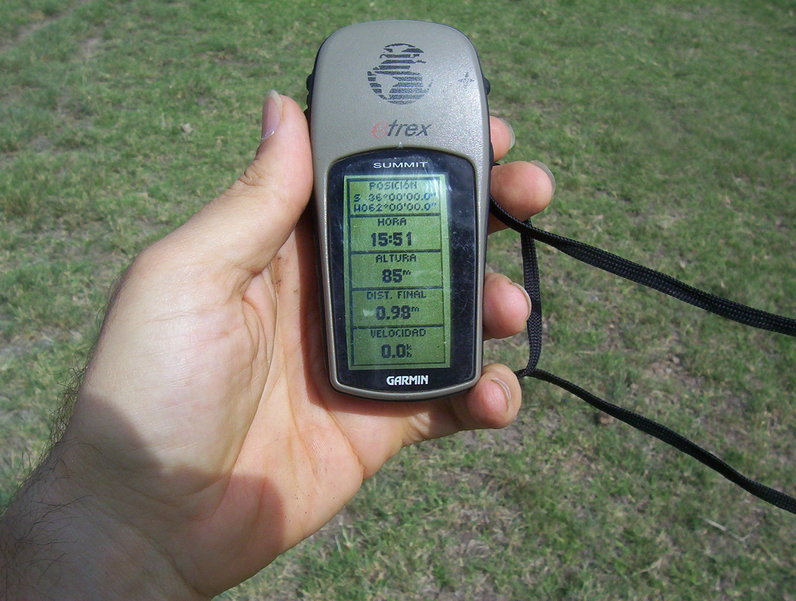 GPS 36° S  62° W