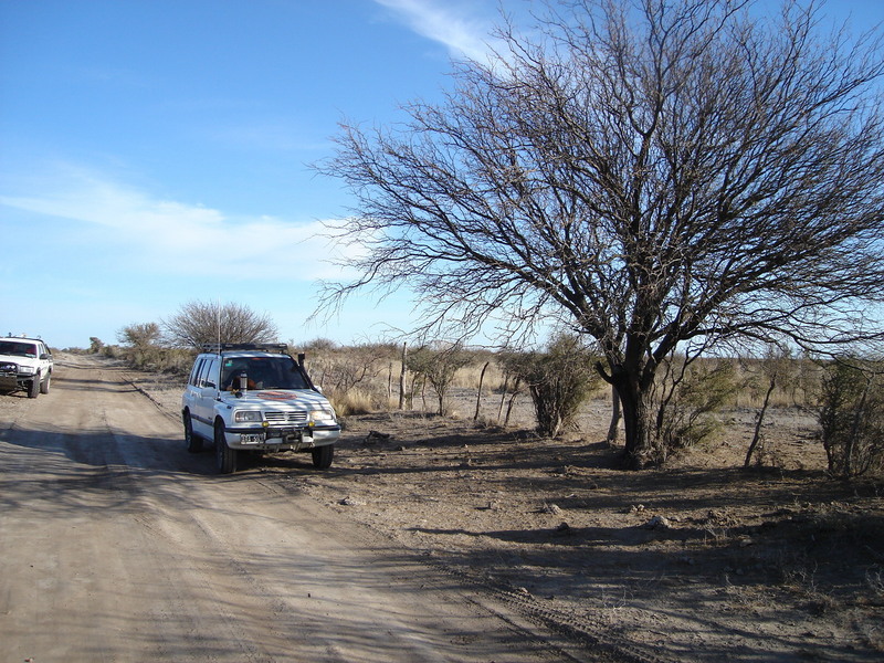 Camino cerca de la confluencia - Track near of the confluence 