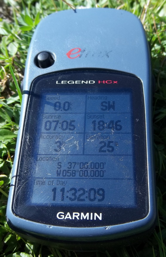 GPS photo with position, accuracy, time and elevation