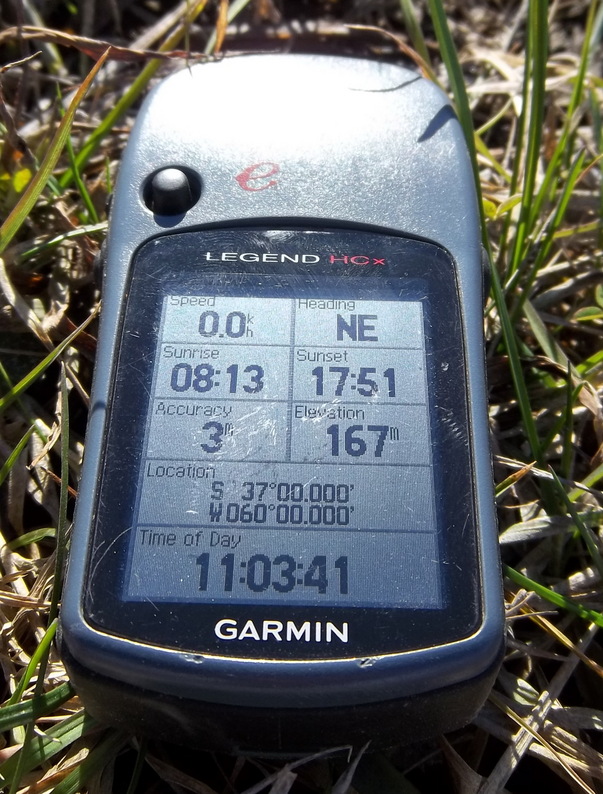 GPS photo with position, accuracy, time and elevation