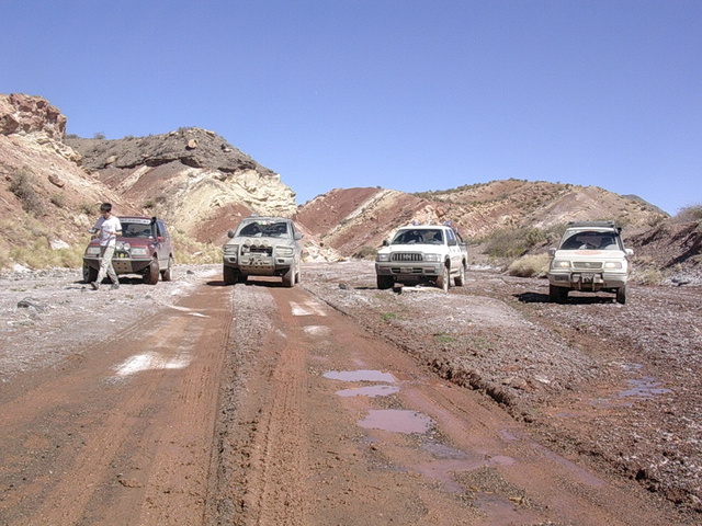 En el cauce del rio Seci Cinta Roja - In the riverbed of the "Cinta Roja" river