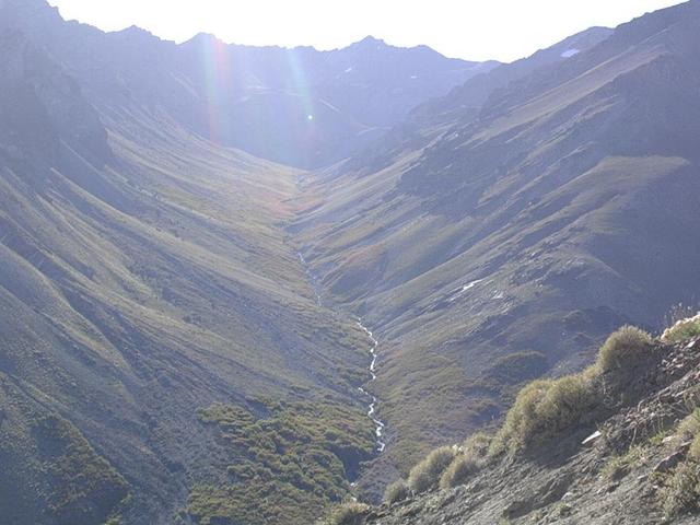 Vista hacia el oeste - View to the west