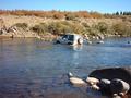 #10: Vadeando el rio Nahueve -  fording the Nahueve river