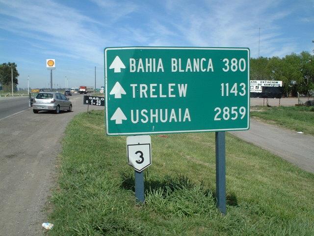 2,859 km to Tierra del Fuego!